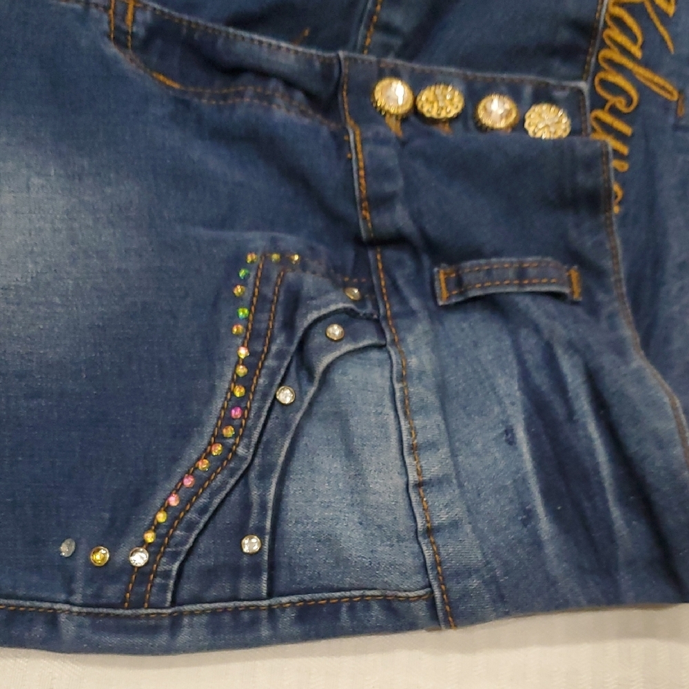 Vtg Kalowa Premium Blue Push Up Stretch  Jeans  Size 29 - Picture 11 of 16